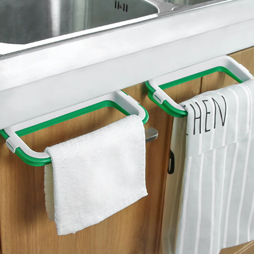 Storage Kitchen Cabinet Halloween Christmas New Year Kitchen Bag Trash Holder Garbage Plastic Bag Holder Garbage Bag Hanger