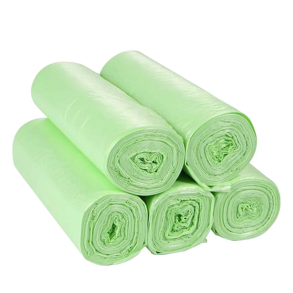 

100 Pcs Degradable Biodegradable Garbage Bags Can Liners Plastic Heavy Duty Trash Refuse