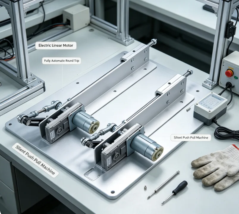 Fully Automatic Round Trip Silent Linear Motor Household Small Push Pull Gun Machine Actuator