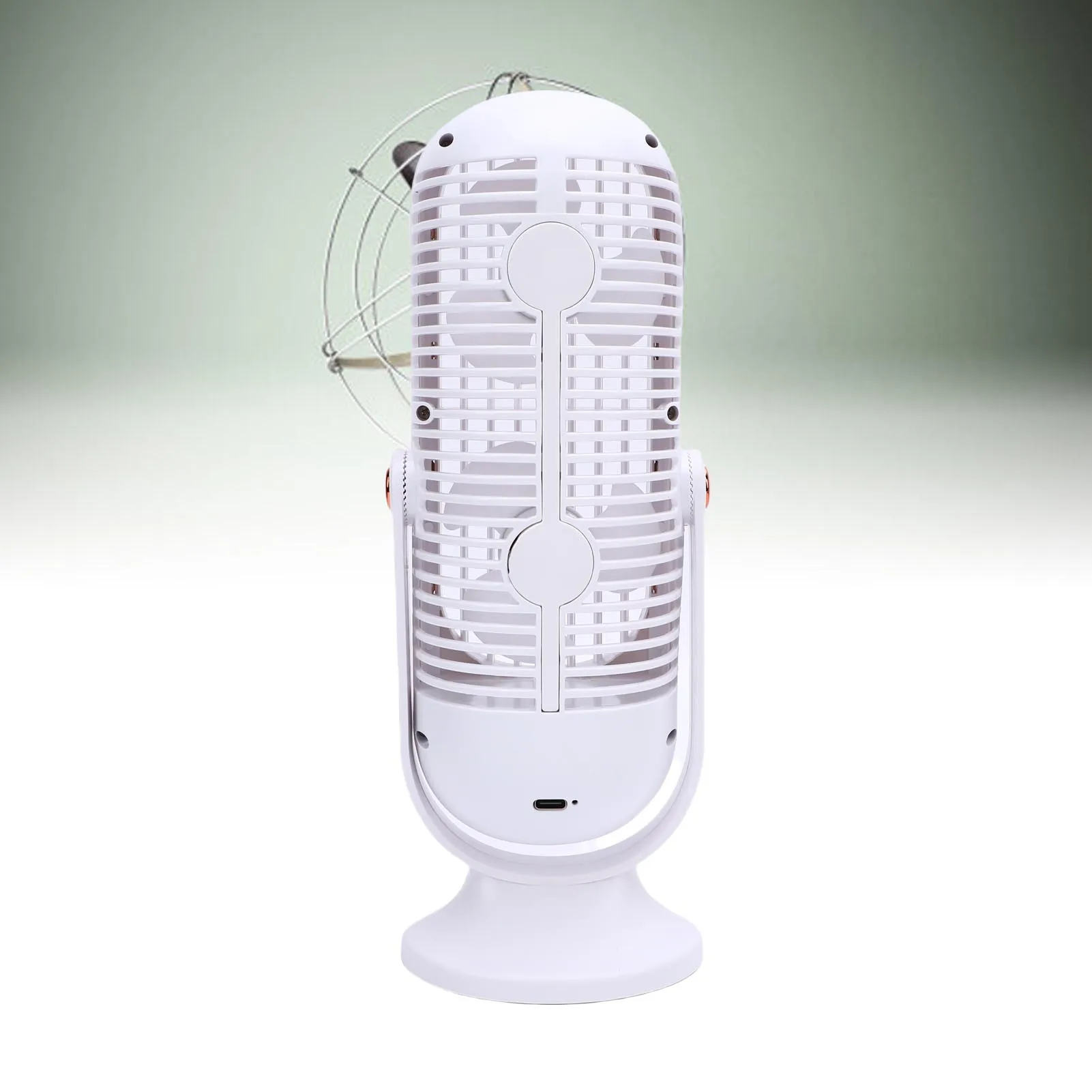 مروحة مكتب قابلة لإعادة الشحن، مروحة برجية مكتبية، 5 سرعات، محرك بدون فرشاة، مروحة مكتب محمولة قابلة لإعادة الشحن عبر USB للمنزل والمطبخ الداخلي #6