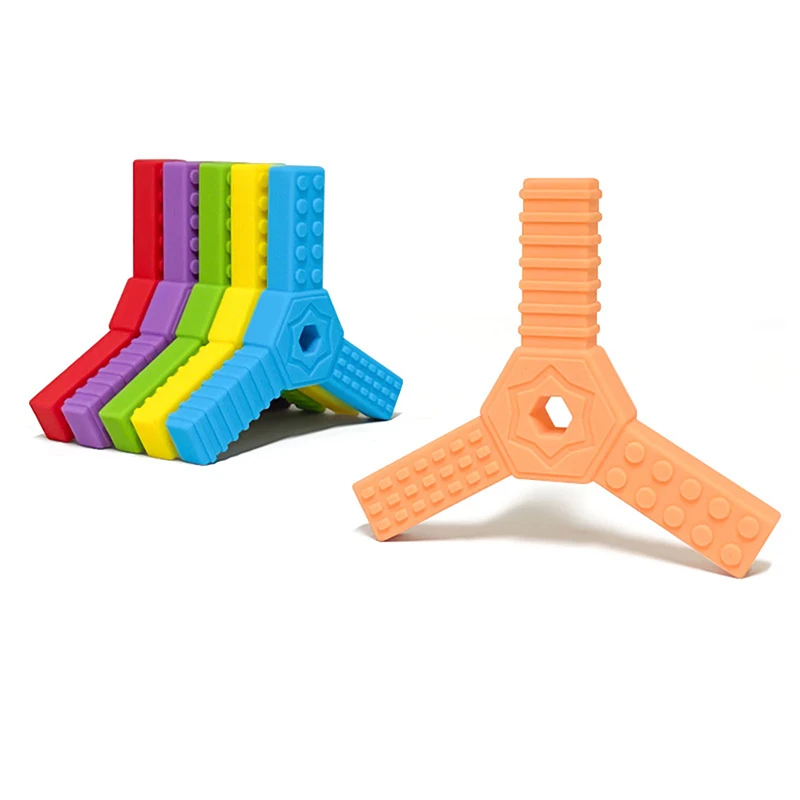 

1 шт. детский прорезыватель Y-образной формы сенсорное жевательное ожерелье с веревкой силиконовый клей для зубов для прорезывания зубов аутизм кусание жевательный уход за ребенком