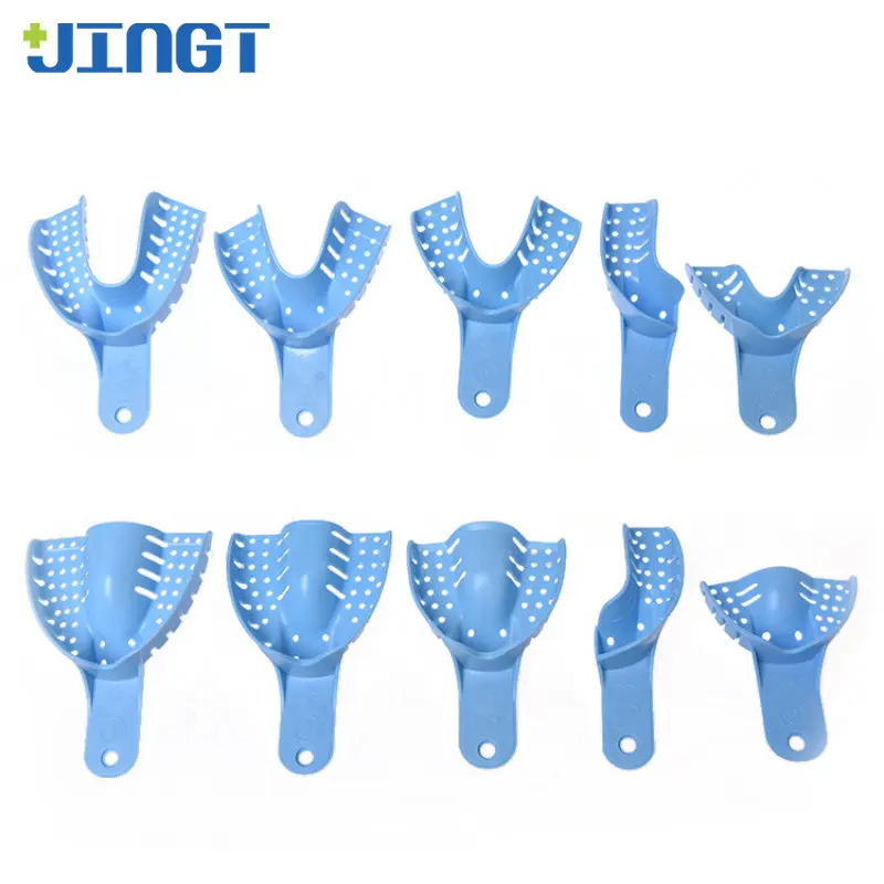 JINGT Dental Oral Impression Tray High Temperature Resistant Plastic Silicone Rubber All-Ceramic Veneer Molded Tooth Trays