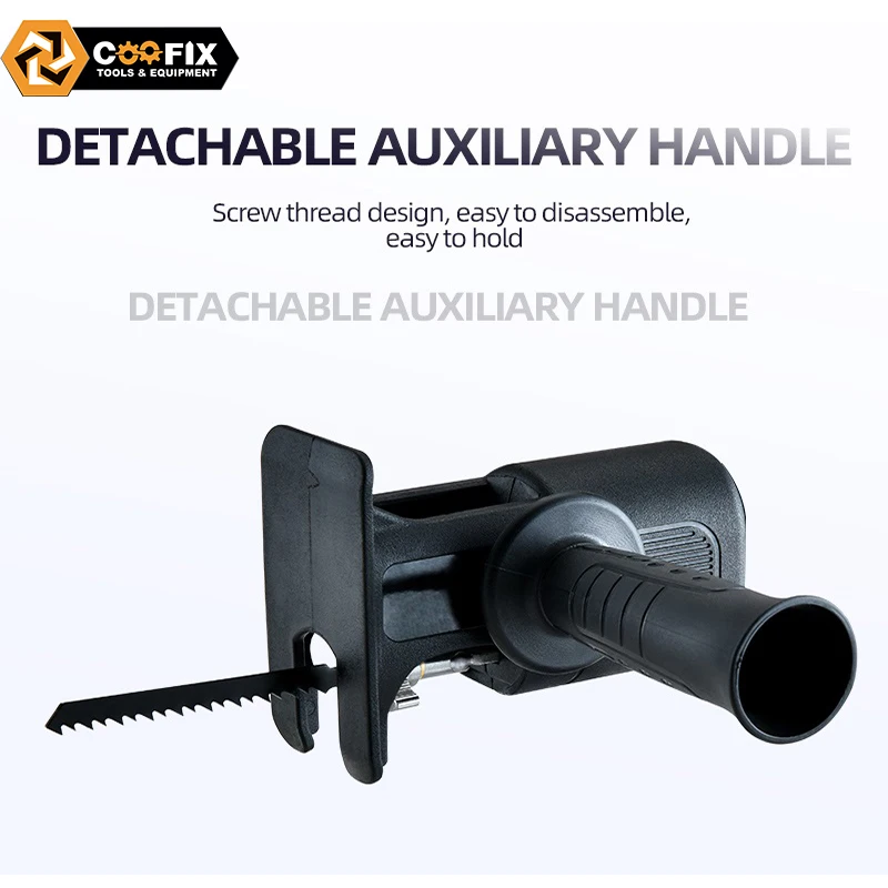 Coofix Portable Reciprocating Saw Adapter Electric Drill Modified  Power Tool Wood  Cutter  Machine Attachment