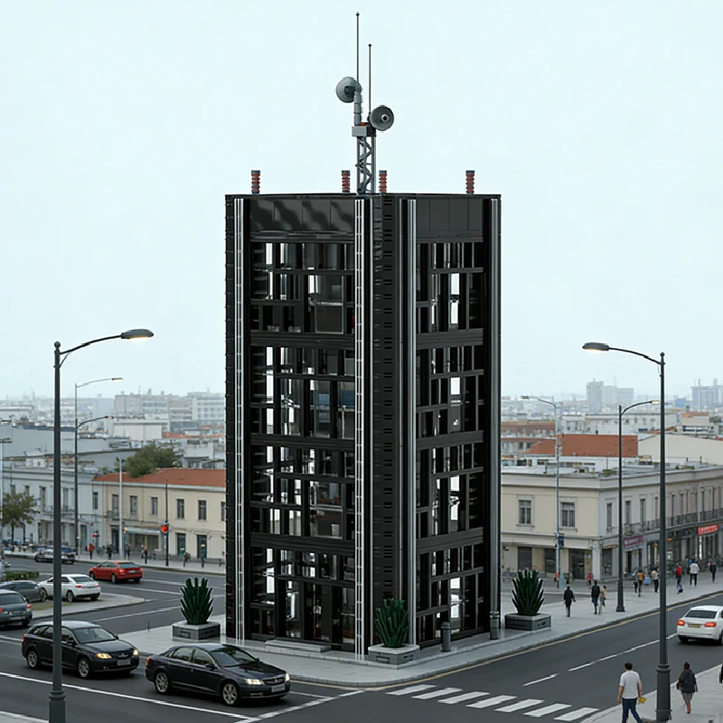 4244 PCS Construction Security Company Building MOC Customize Modular Building Block Creative Design DIY Boys Toy Birthday Gift