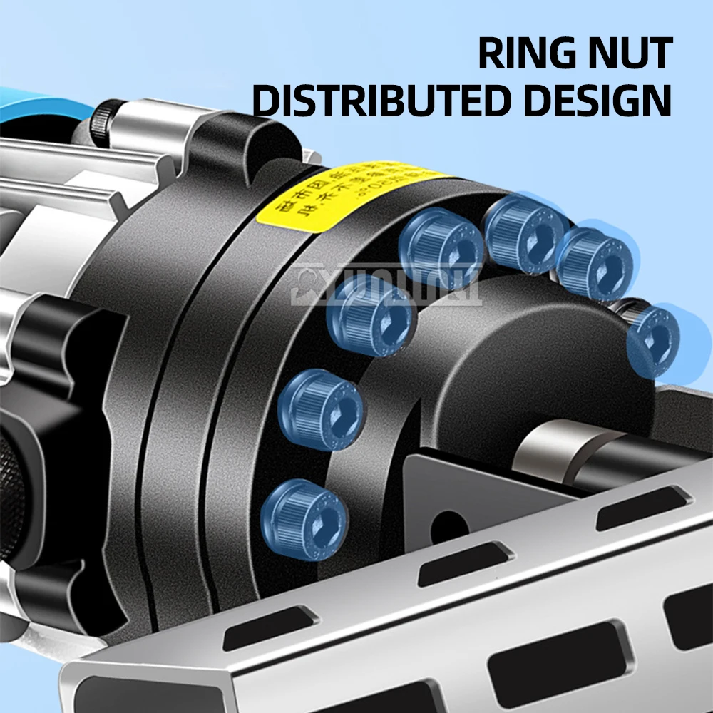 16t Photovoltaic Bracket Special Punching Machine Electric C-Shaped Steel Hole Opener, Electric Hydraulic Hole Punching Machine