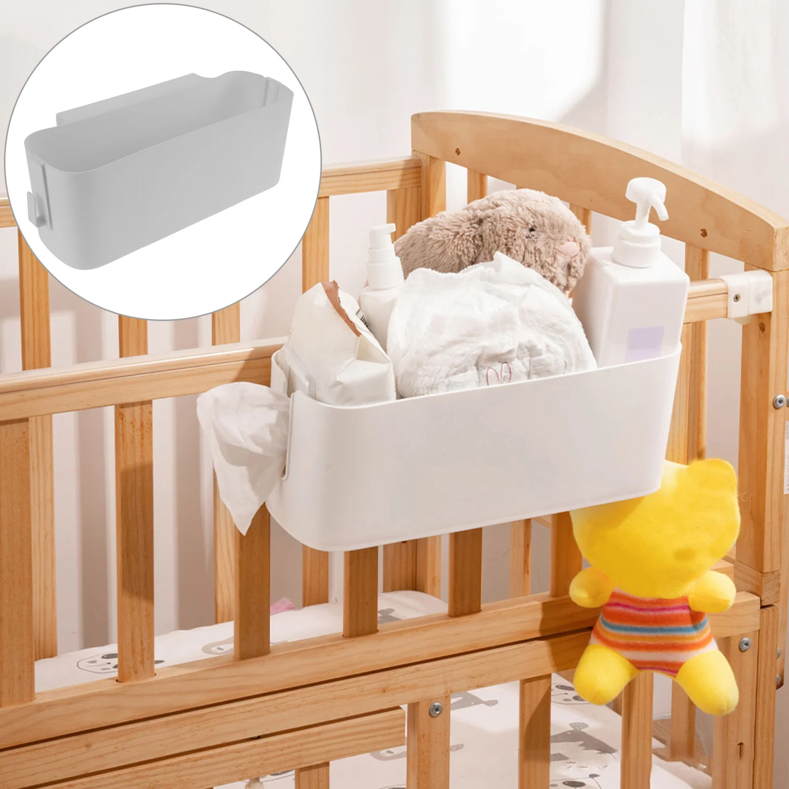 

Locker Bedside Shelf Storage Baskets Organizer for Nightstand Accessories Travel