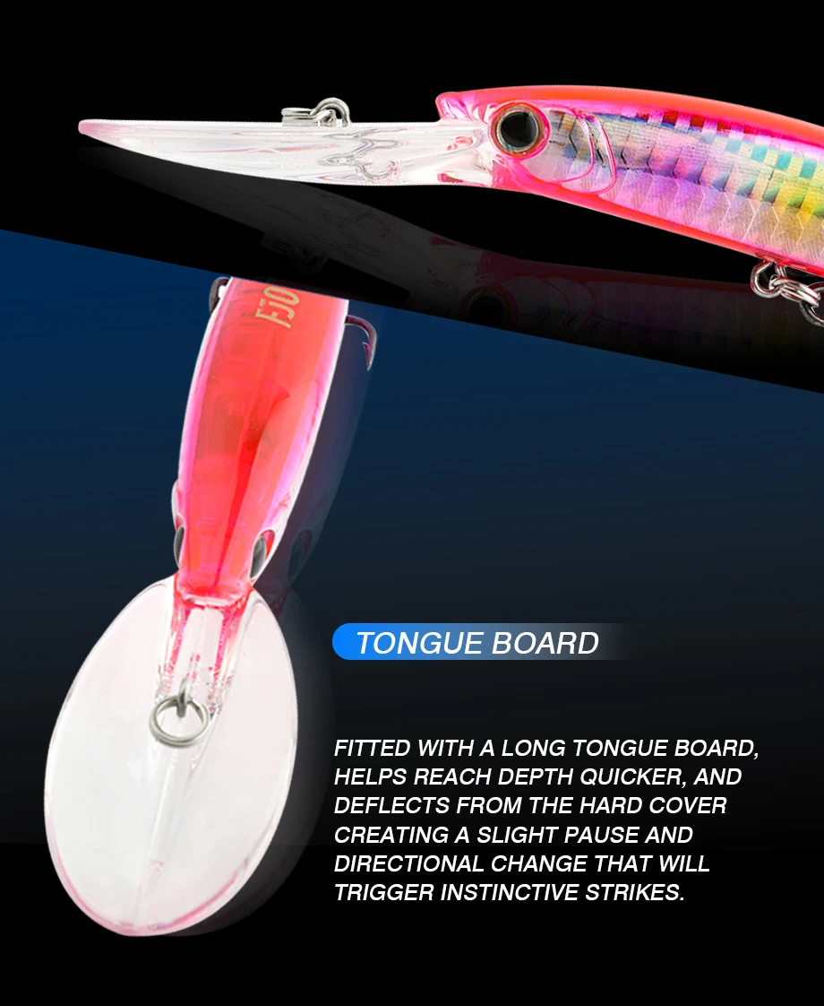 Fjord schwimmender Angel köder 110mm 17g 130mm 24g Jerkbait Langstrecken karpfen Hecht Swimbait Kunst köder Seefischerei Ausrüstung – Detail 4