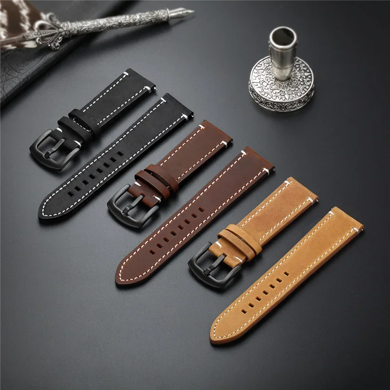 High Quality Quick Release Strap 18mm 20mm 22mm 24mm Men and Women\'s Business Double-sided Strap Watch Accessories