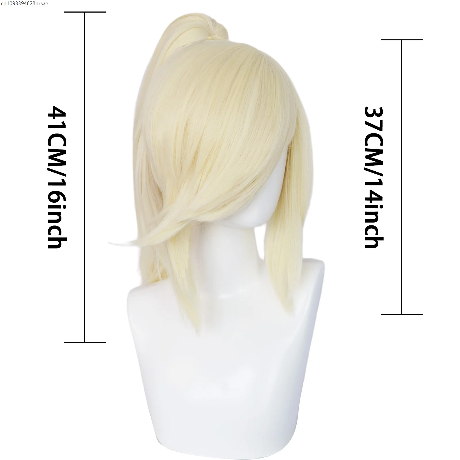 Anime cosplay perucas rabo de cavalo resistente ao calor cabelo sintético festa de halloween role play carnaval traje adereços