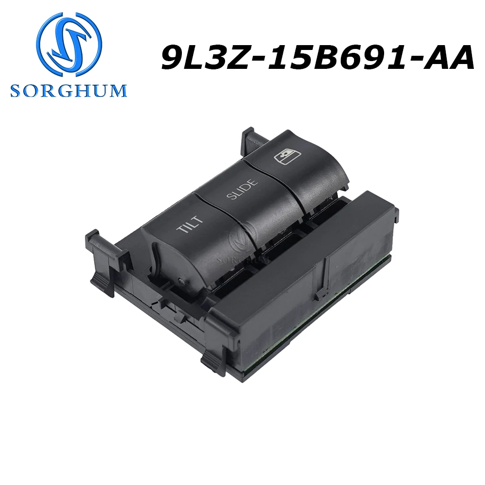 

SORGHUM 9L3Z-15B691-DA 9L3Z-15B691-AA Overhead Control Sunroof Switch Button For Ford F-150 F-250 F-550 2011-2016 9L3Z15B691AA