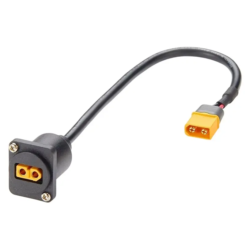 B27B XT60 Charging Cable D Series Panel Mount For Amass XT60 Adapter VW-1 FT1 Wire Drones And Lithium Polymer Battery