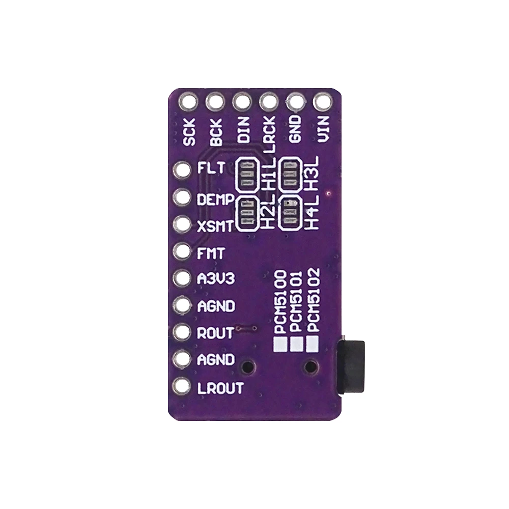 Interface I2S PCM5102A DAC Decoder GY-PCM5102 I2S Player Module For Raspberry Pi pHAT Format Board Digital PCM5102 Audio Board