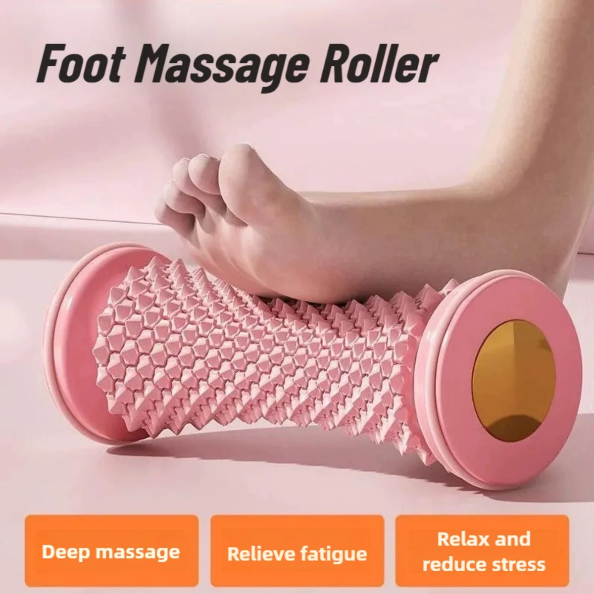 Deep Tissue Foot Massage Roller, Portable Muscle Relaxation Ball for Sore Feet & Post-Workout Recovery - Versatile Use