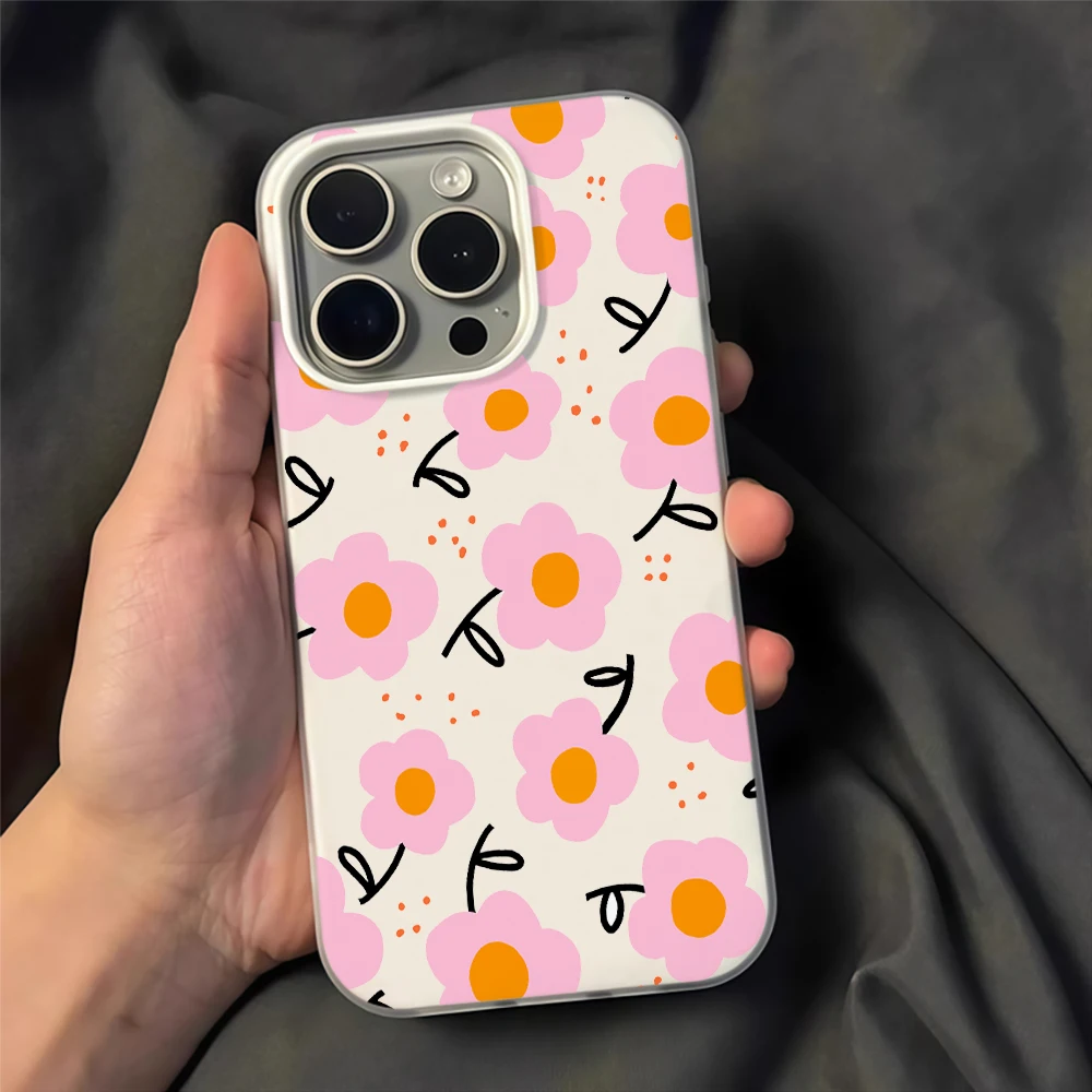 Scandinavian Retro Florals Cute TPU Jelly shell Phone Case For Xiaomi 14T 17 Pro Max 15 T Pro Mi 11 Lite 5G 17 Pro Soft Cover
