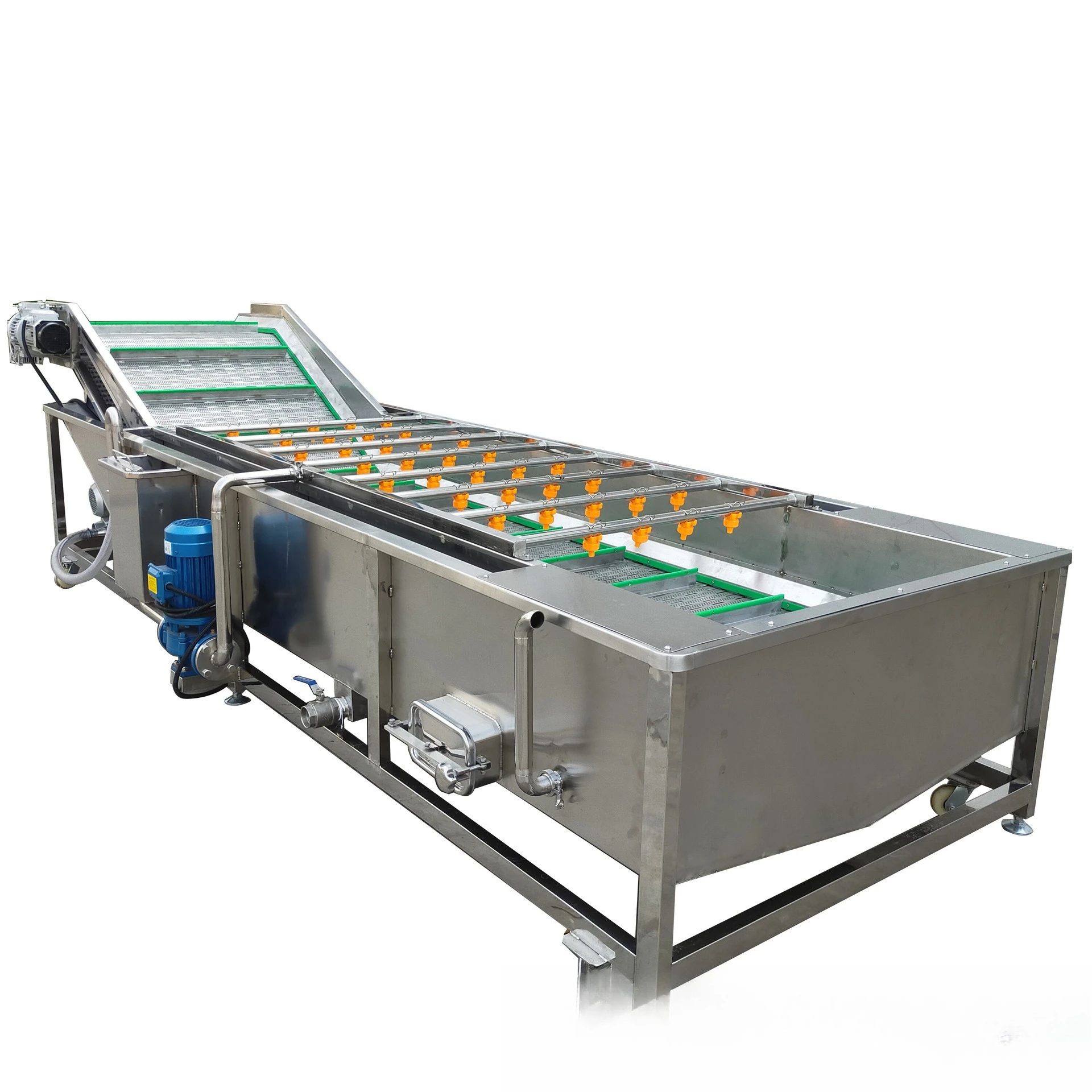 

Commercial automatic vegetable washing machine, fruit and vegetable bubble washing machine, stainless steel automatic vegetable