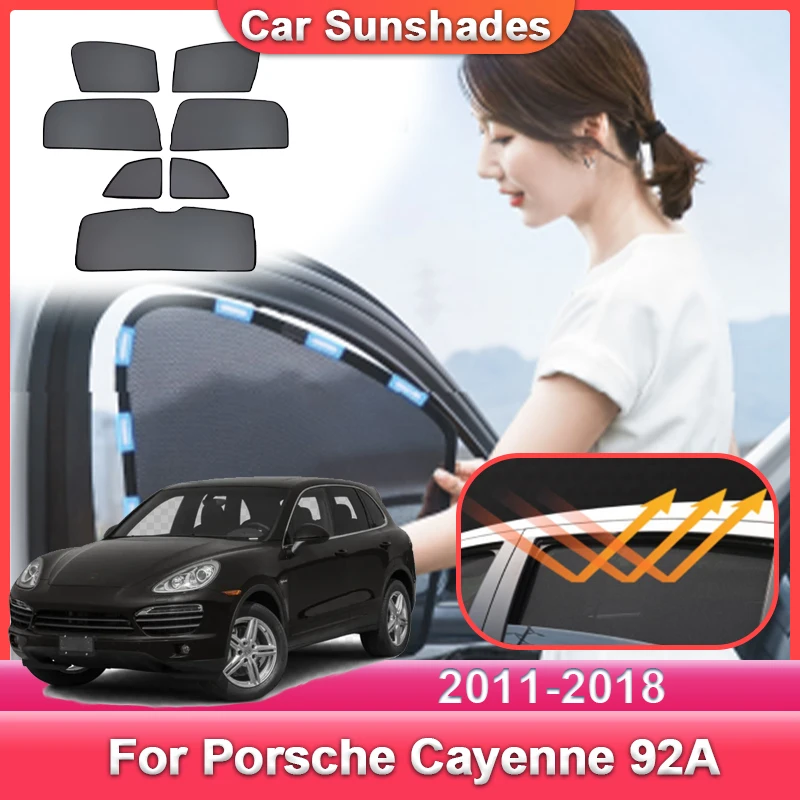

Автомобильный солнцезащитный козырек для Porsche Cayenne 92A E2 2011 2012 2013 2014 2015 2016 2017 2018 Светоблокирующие шторы Конфиденциальные автомобильные аксессуары