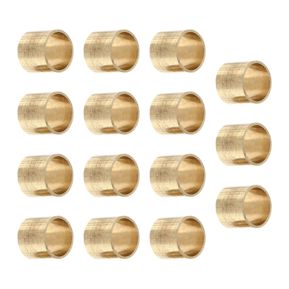 

15pcs Pool Cue Copper Ferrules Billiard Replacement Parts Snooker Stick Accessories Durable High-Class Bright Long-Lasting Easy