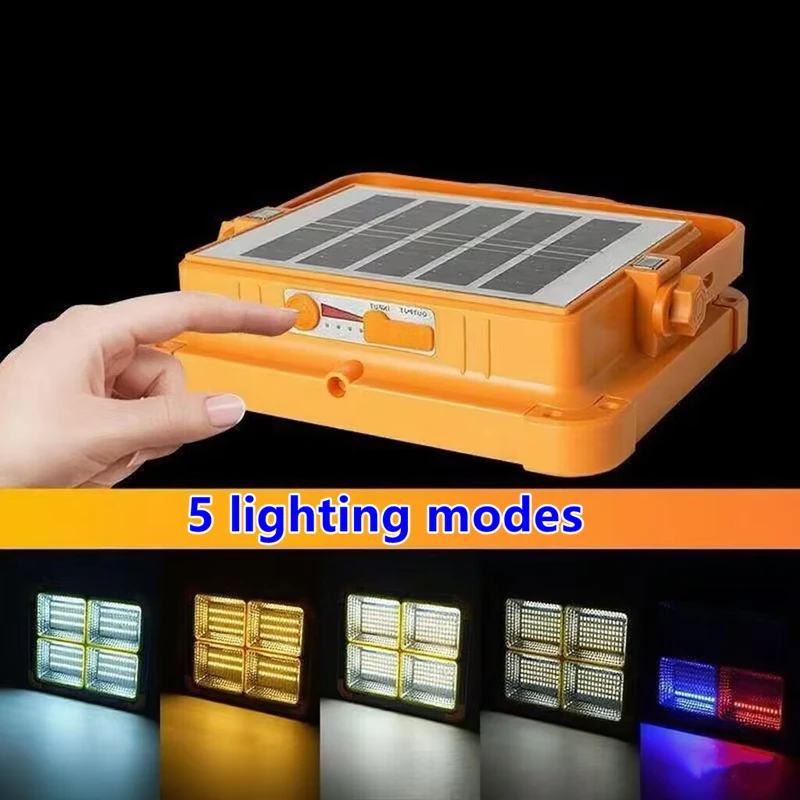 

Campsite Outdoor Lights Portable Camping Equipment Portable Floodlights LED Emergency Lighting Solar Outdoor Lights Waterproof