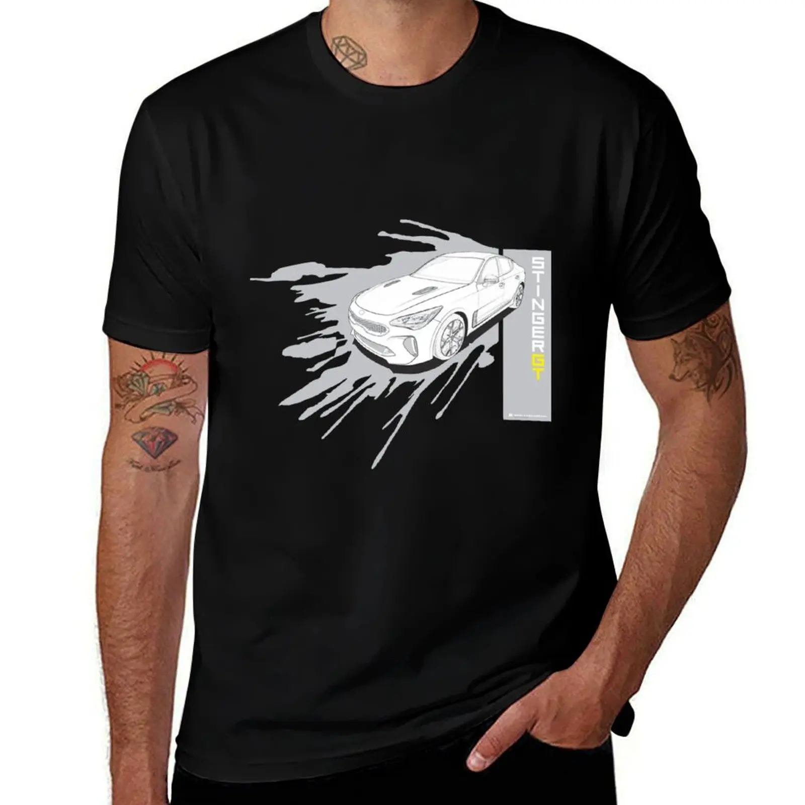 

Kia Stinger GT Classic . T-Shirt Anime t-shirt custom t-shirts Personalized t-shirt graphic tee shirt tshirts for men