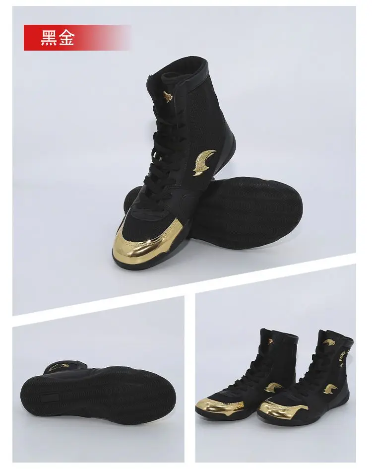 Professionelle Atmungsaktive Kampf Wrestling Schuhe männer High Top Boxen Schuhe Marke Gym Training Schuhe Hohe Qualität Boxen Stiefel