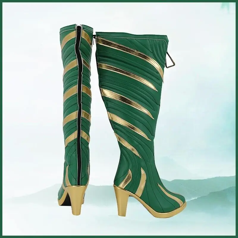 Spiel Cosplay Schuhe Apex Legends Loba Stiefel Halloween Kostüm Zubehör Requisiten Made