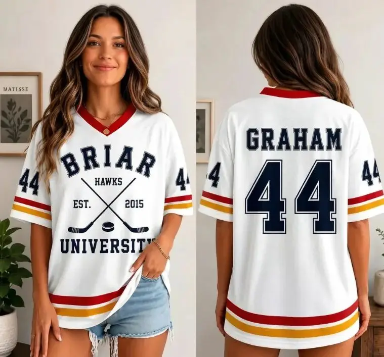 Briar University Casual Oversized T-Shirt