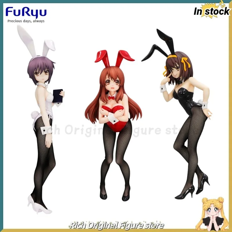 

Оригинальная фигурка FuRyu The Melancholy of Haruhi Suzumiya BiCute Bunnies Asahina Mikuru/Nagato Yuki/Suzumiya Haruhi Toys Models