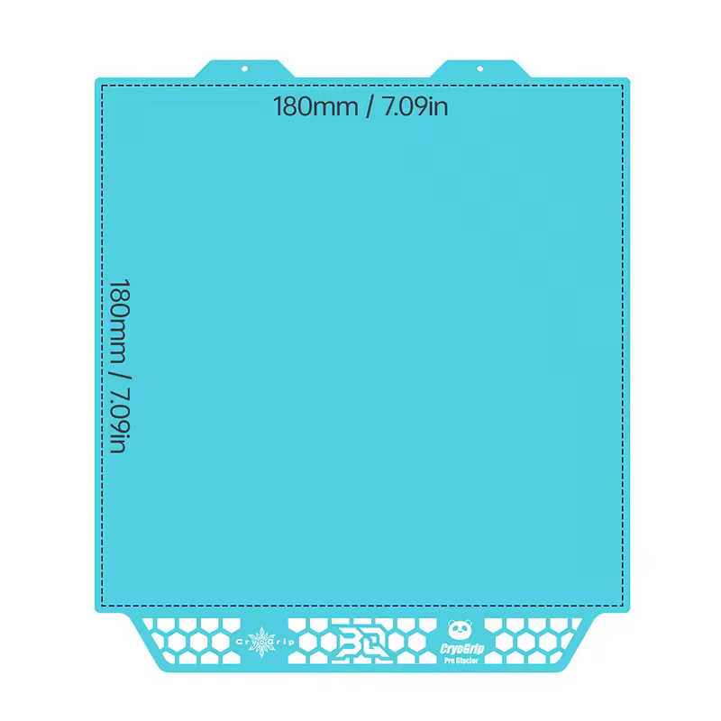 BIQU Panda Build Plate CryoGrip Pro Coating No Clog Spring Steel Double-sided for BambuLab Voron Kobra Adventurer 5M 3D Printer - Image 2