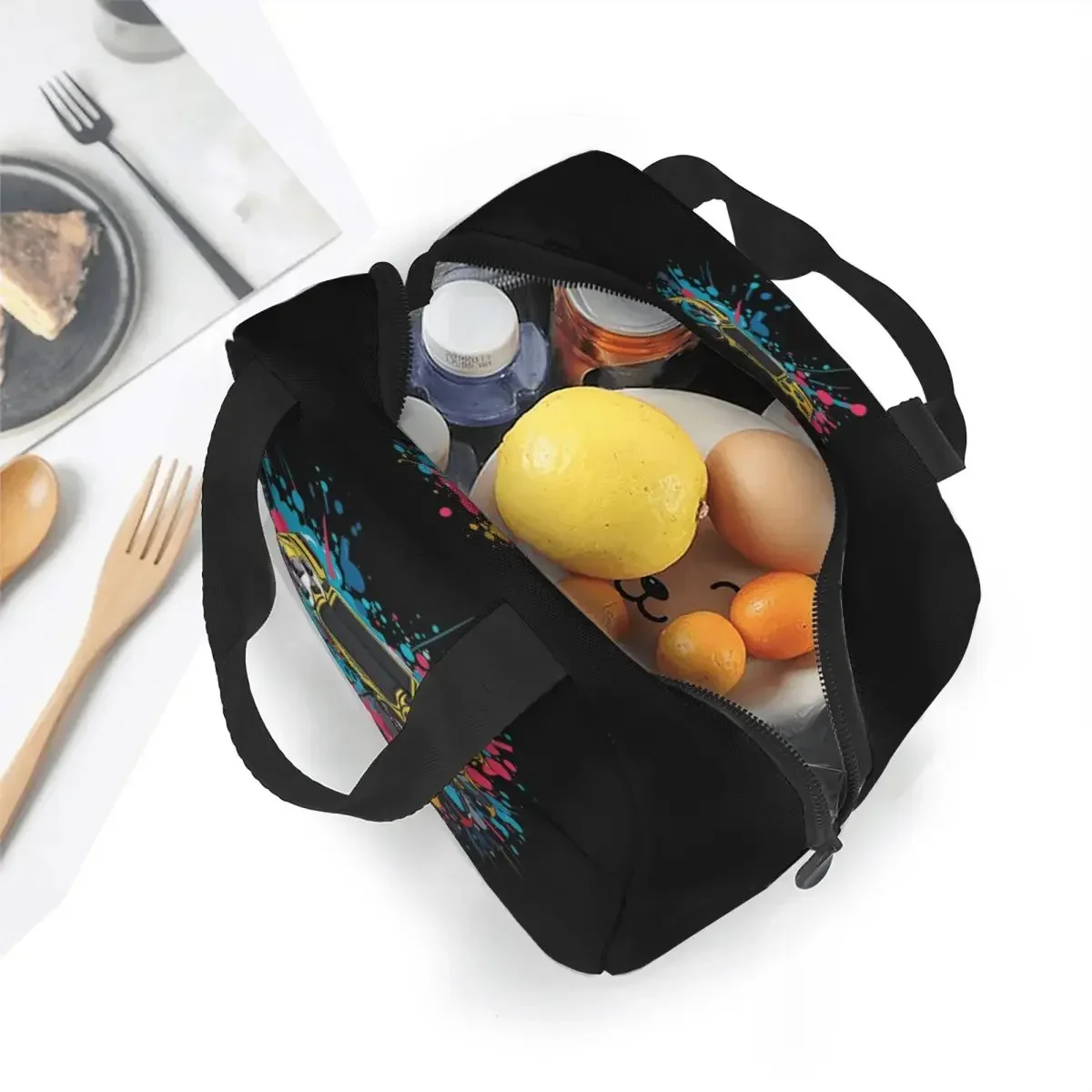 Retro Video Game Controller Tee - Vintage Gaming Insulated Lunch Bags Cooler Bag Meal Container Tote Lunch Box Food Handbags