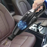 Aspirador portátil para coche, aspirador de doble uso seco y húmedo de alta succión, potente Mini aspirador adecuado para interiores de coche