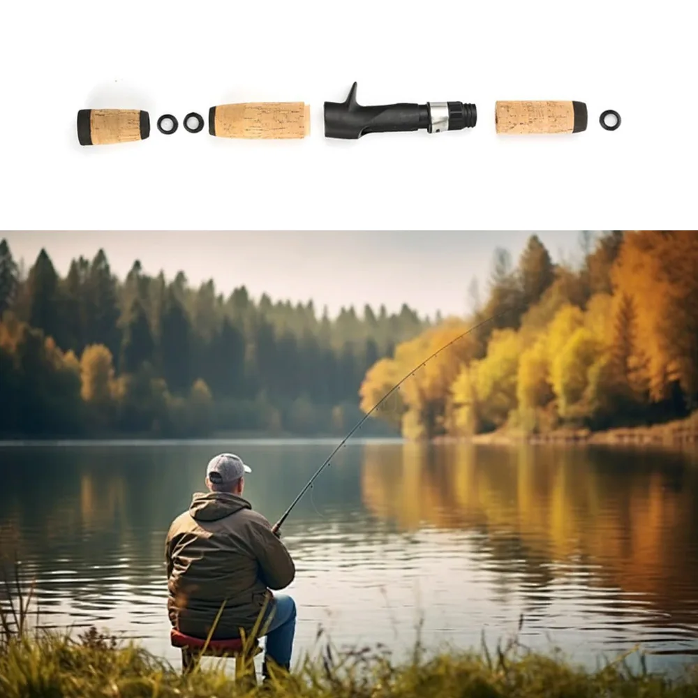 

1set Composite Cork Casting Rod Handle Ocean Boat Fishing Reservoir Pond Tools Rod Building or Repair Split Grip Accessories