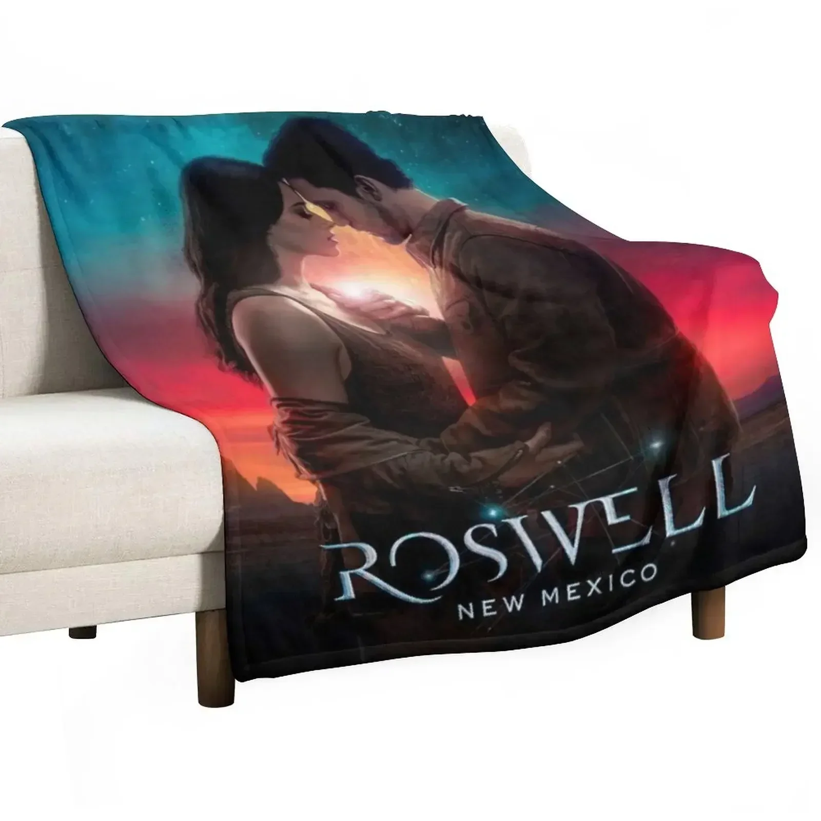 

Roswell, New Mexico Throw Blanket Soft Sherpa Fleece Warm Blanket for Winter