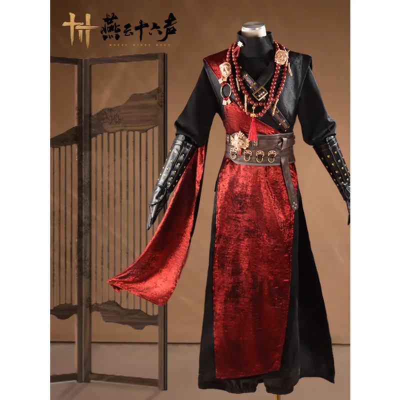 

WHERE WINDS MEET Cosplay Three-Morning Sky 2025 Female Disciple Sect Uniform Cosplay Male Martial Arts Hot Hale