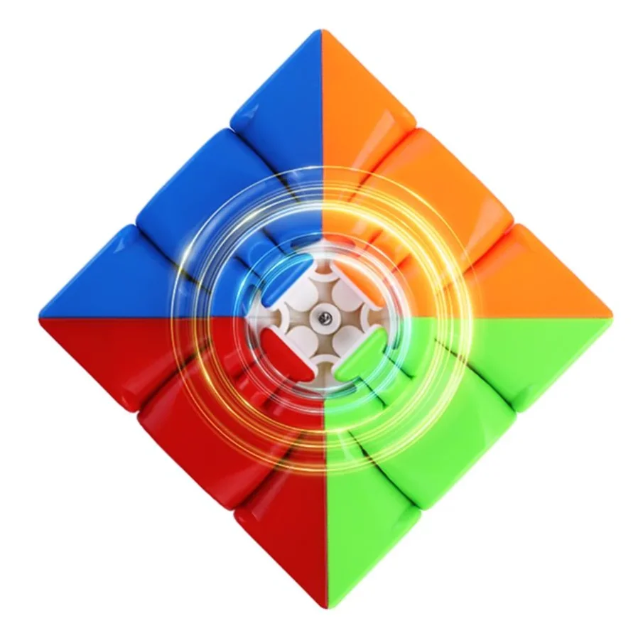 Qiyi plus 9cm 3x3 magnetischer Zauberwürfel qimeng 3x3x3 profession elle 3 × 3 Geschwindigkeit Puzzle Kinder zappeln Spielzeug Speed cube Cubo Magico