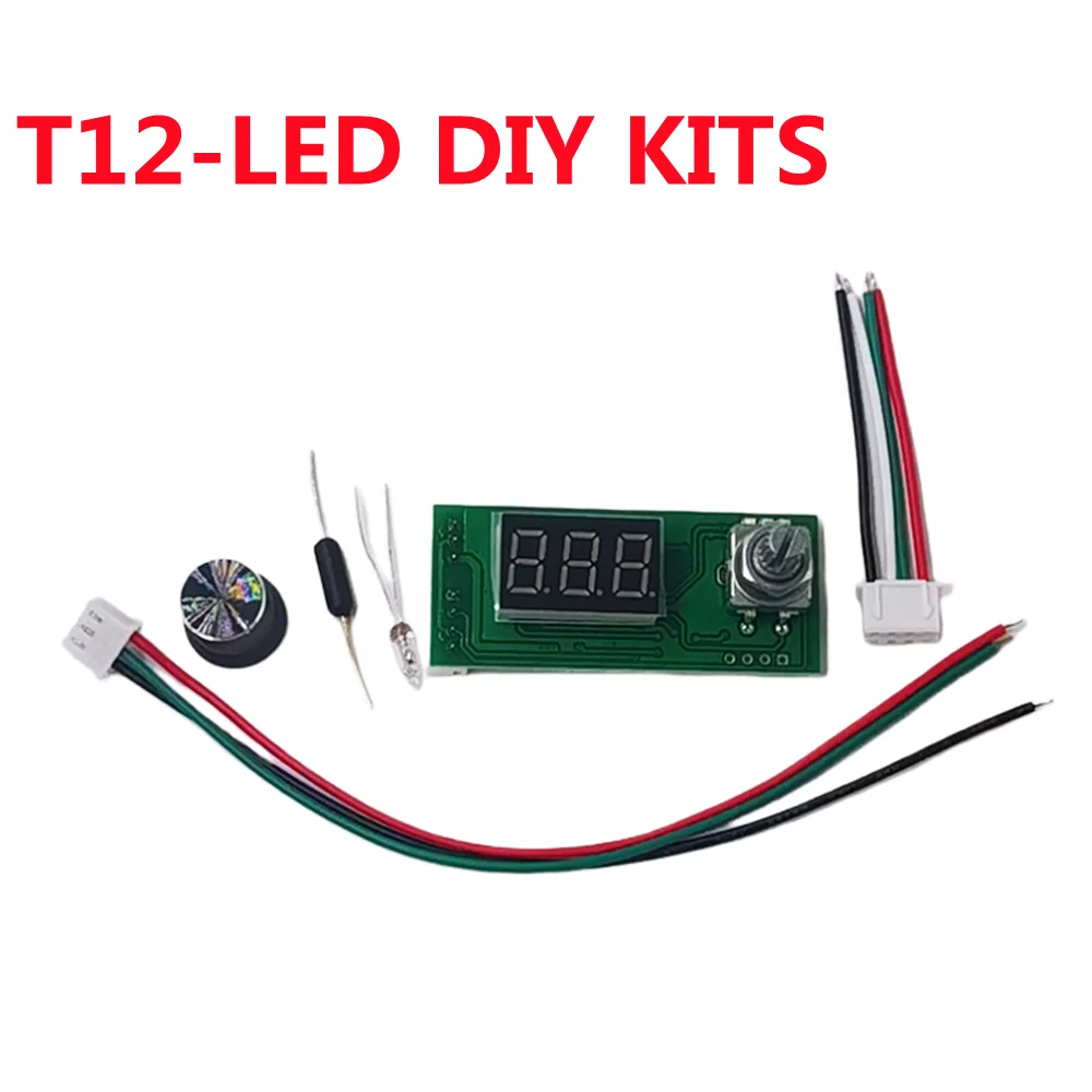 Imagem -02 - Solda Ferro Nova Versão Faça Você Mesmo Kits Digital Ferro de Solda Estação Controlador de Temperatura Faça Você Mesmo Kits Uso para Hakko T12 Handle Stc-t12