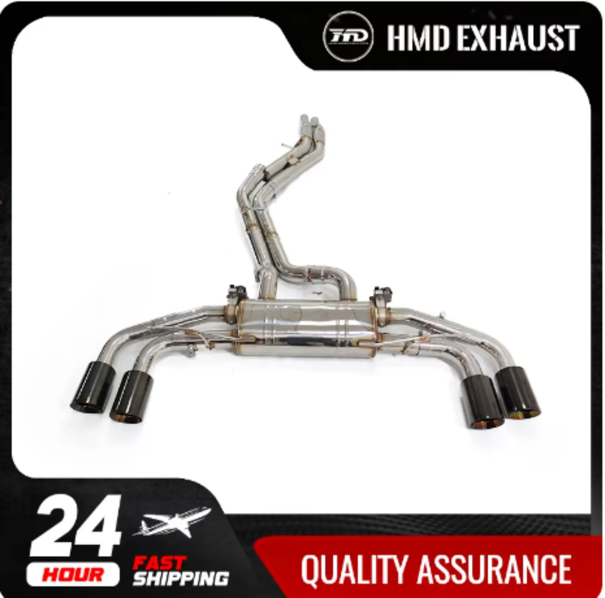 

HMD Exhaust System Stainless Steel Performance Catback for Audi SQ5 3.0T Muffler With Valve