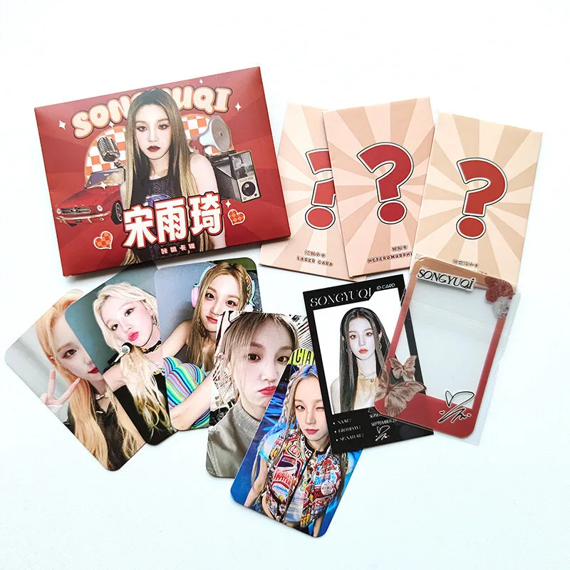 

Kpop Idol (G)I-DLE Album Photocard Gidle Fanmade ID MINNIE SHUHUA SOYEON YUQI MIYEON Collector Card Collection Fans Gift