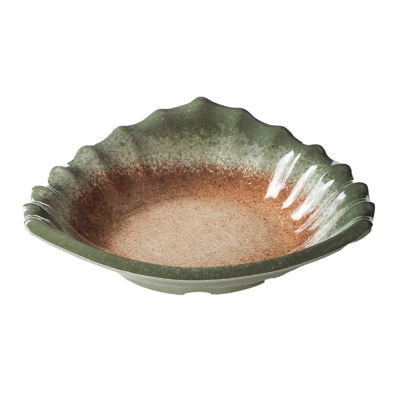 

LMM retro commercial vegetable plate hotel restaurant special-shaped plate