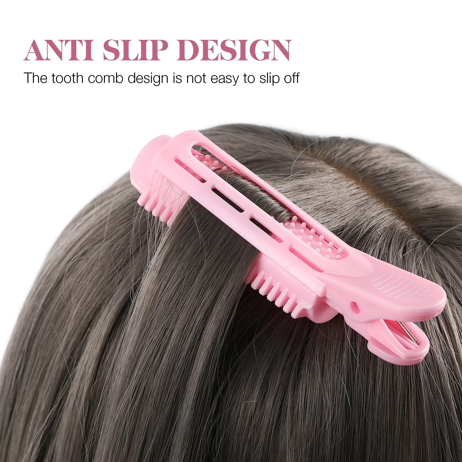 

10 шт., зажимы для волос, компактный многоразовый АБС-материал, челка, валик для волос для объемных кудрей, удобный для путешествий дизайн