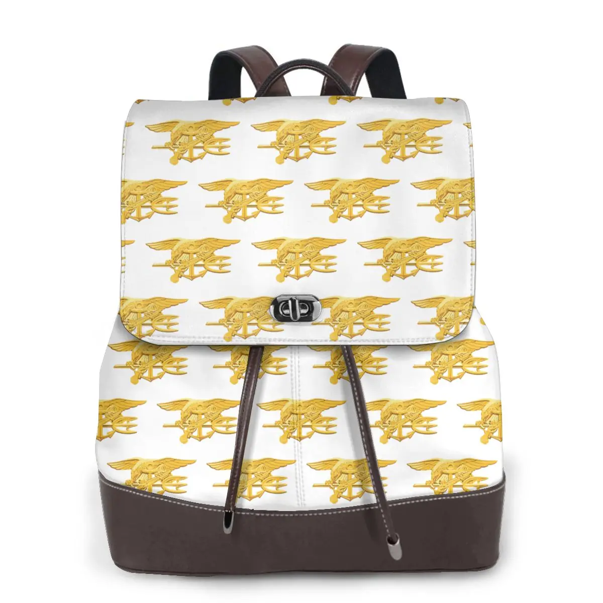 

Navy Seals Badge Bookbag School Student Bags Hiking Travel Daypack for Women Fashion Derma Backpack