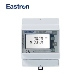 SDM630MCT 40mA, Three Phase DIN Rail Energy Meter ,CT Connected, Solar PV Systerm,Power Meter,NON MID