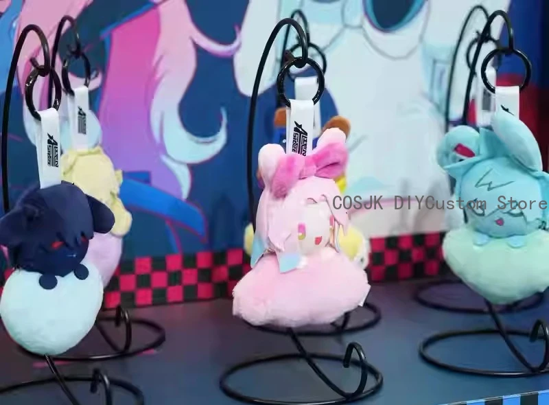 أنيمي حقيقية الغريبة المرحلة لوكا إيفان سوا حتى MiZi Hyuna تأثيري رقيق سحابة القطن Maumet المفاتيح دمية قلادة هدية عيد ميلاد #3