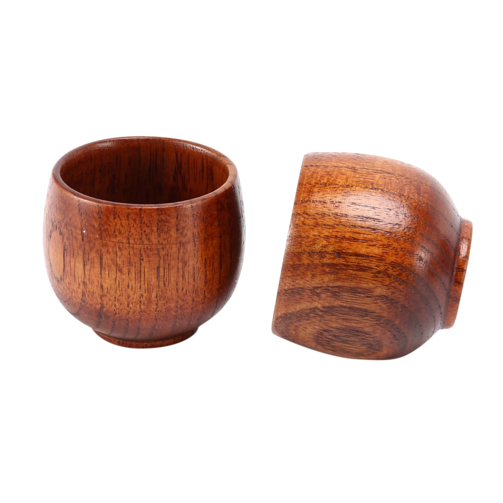 AD30-5pcs tea set small wooden cup small cup green wooden cup with natural wood wine cup wooden tea drinking cup