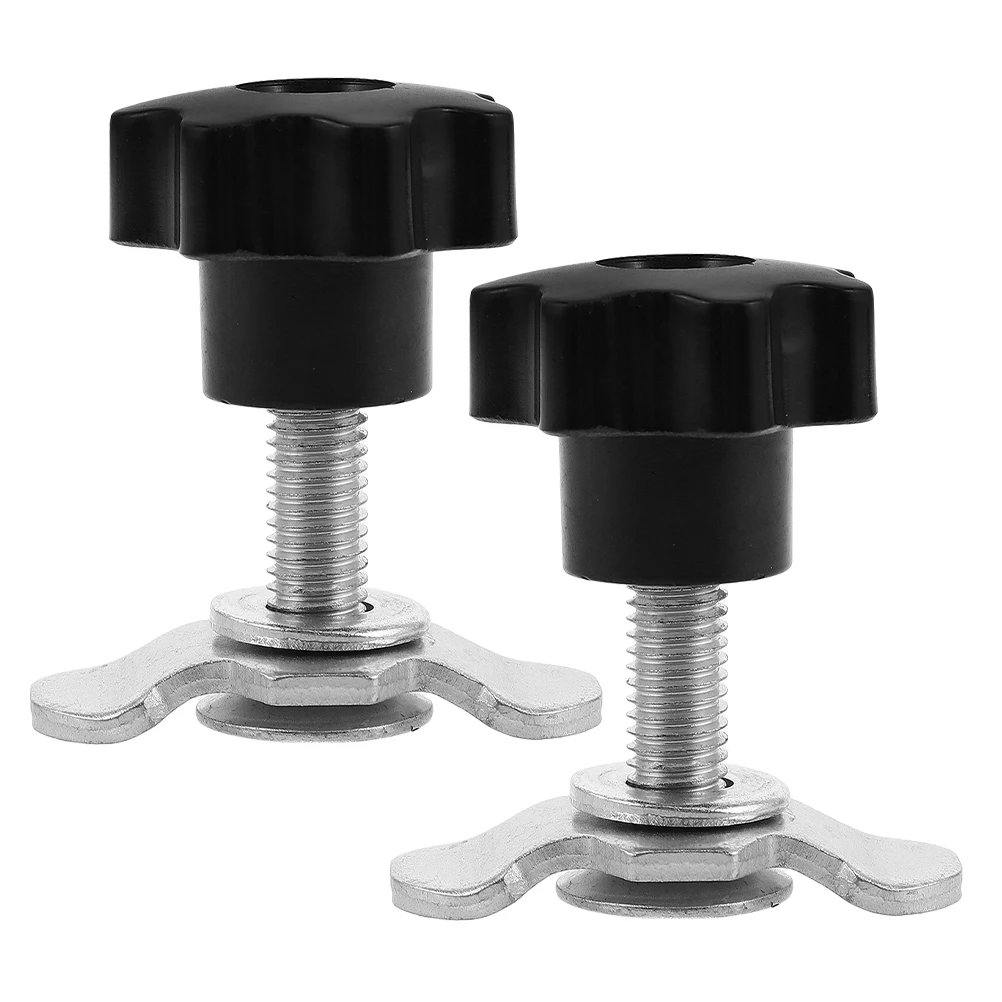 

2pcs Threaded Joint Knobs Handle Nut Camper Van Clamping Adjustable Metal Screw Truck Accessories Durable Lightweight Portable