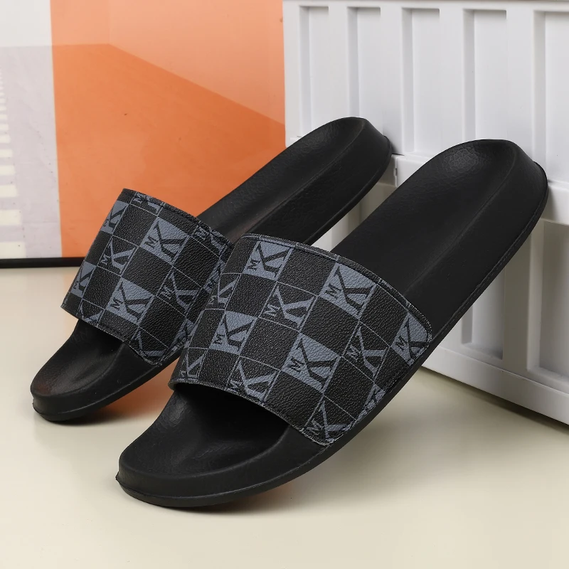 

Men's Stylish Large Size One Strap Slides Soft Non-slip Sole Outdoor Beach Slippers Fashion Casual Comfortable Summer Flip Flops