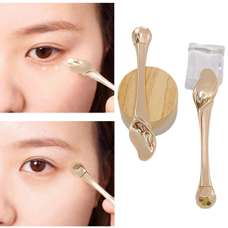 Metal Face Massage Stick Anti Wrinkle Eye Cream Applicator Mask Mixing Spatulas Scoop Eyes Massage Beauty Bar Facial Care Tool