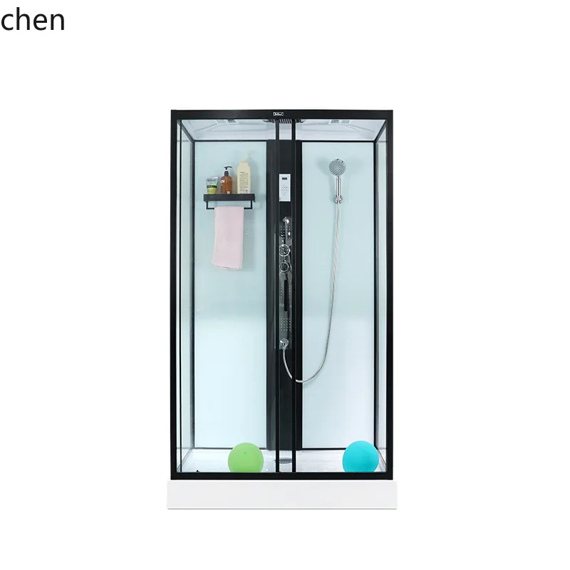 CZ  Integrated Shower Room Rectangular One-piece Integrated Bathroom Glass Mobile Door Toilet Partition Home