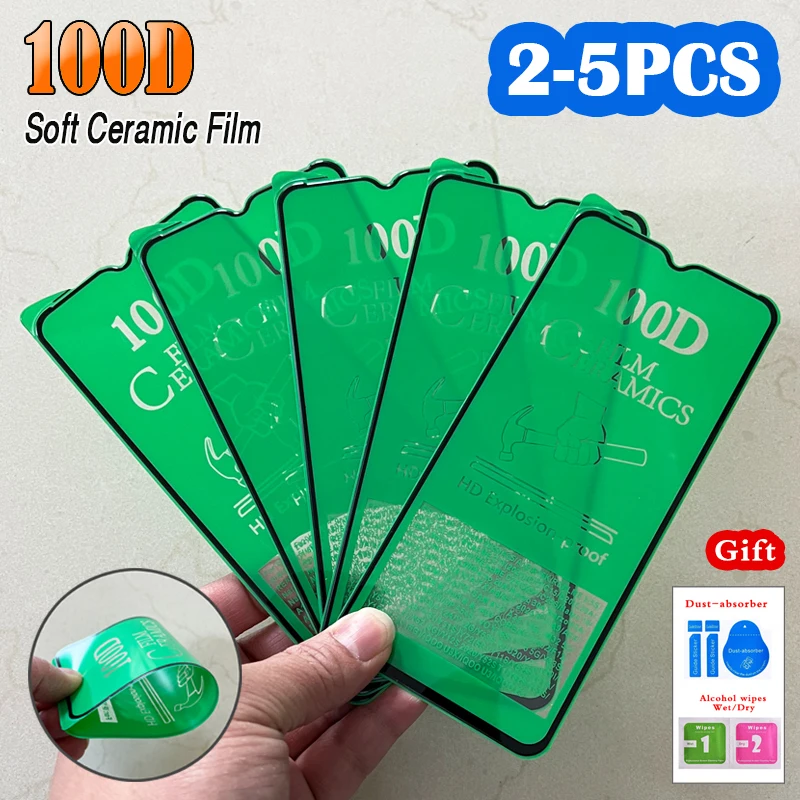 

2-5Pcs HD or Matte Full Cover Soft Ceramic Film For Samsung Galaxy A13 A23 A33 A53 5G A73 A03 Core M23 M53 Screen Protector 100D