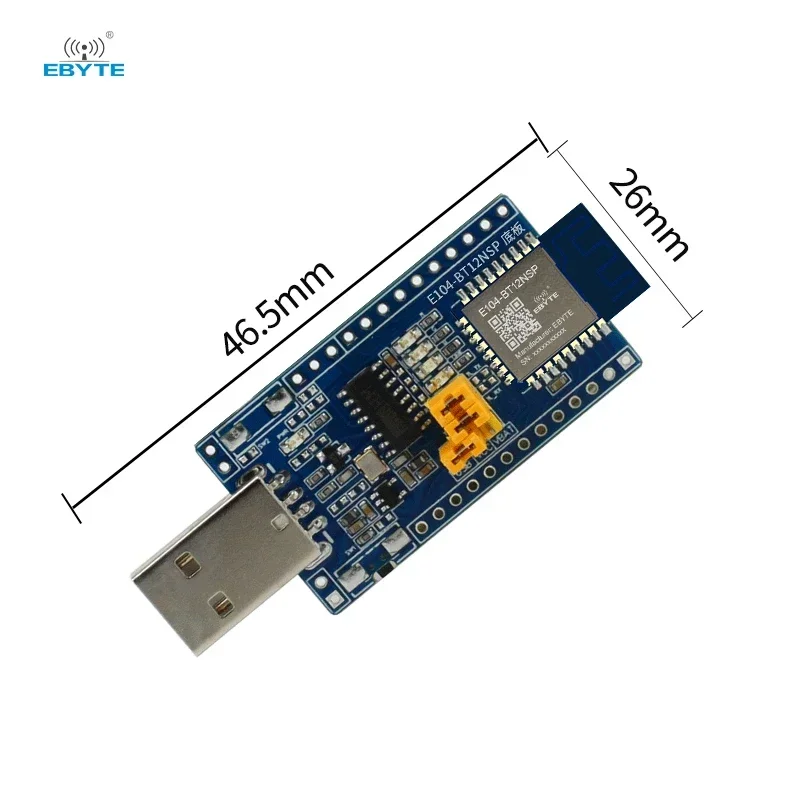 TLSR8253F512 2.4GHz Bluetooth Test Kit Sig Mesh UART Networking Module SMD USB 10dBm Smart Home System EBYTE E104-BT12NSP-TB