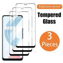 Verre de protection pour Realme, C20, C17, C15, C12, C11, C3, C2, Guatemala, C21, C25, C30, C21Y, C25S, C31, C33, C35, C55, 3 pièces